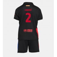 Camiseta Barcelona Pau Cubarsi #2 Visitante Equipación para niños 2024-25 manga corta (+ pantalones cortos)